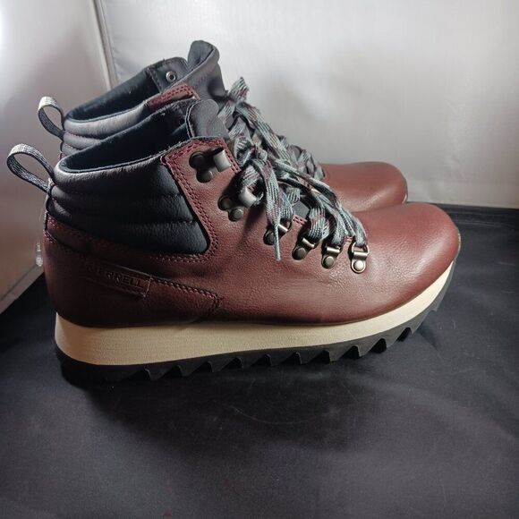 Merrell Alpine Women's Hiker Boot size 10M Burgundy Red - Picture 4 of 10